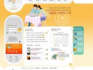 韩国交友类网站模板