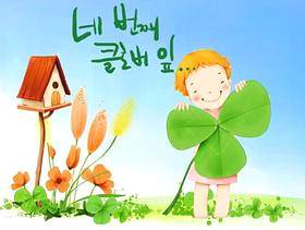 韩国儿童插画psd素材-44