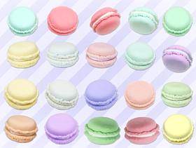 马卡龙PSD素材Macarons拍摄后处理分层文件