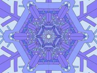 万花筒图案背景图
