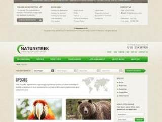 2版动物世界网页模板——psd分层素材