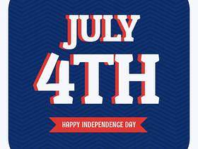 7月4日快乐的独立日