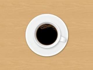 咖啡杯——psd分层素材