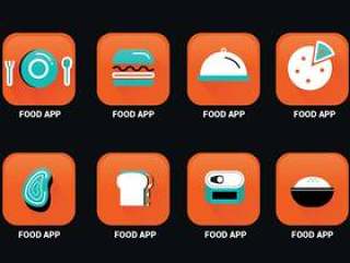食物App图标矢量包