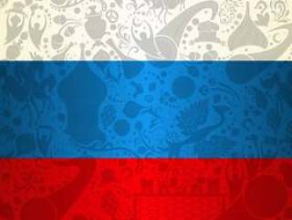 俄罗斯国旗装饰背景
