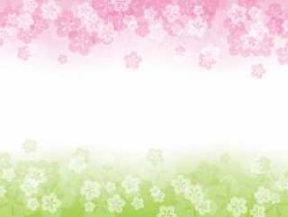 梅背景、A4横、涂足付