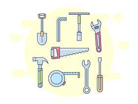 修理工工具图标