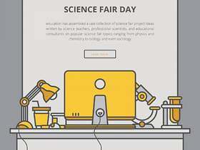 科学博览会和创新博览会模板