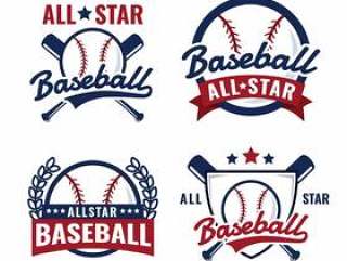 棒球全明星徽章标志