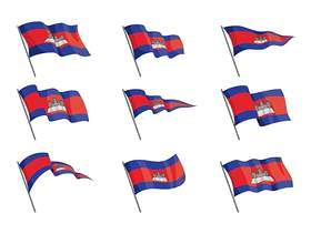 柬埔寨标志 矢量
