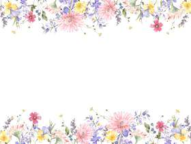 花框架179 - 非洲菊和翠雀的框架