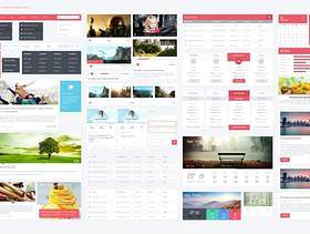 一套国外优秀的扁平化APP GUI PSD 下载