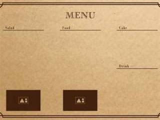 菜单表