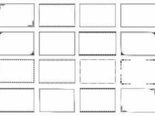 经典的简单框架边框框架装饰框架