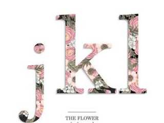 花卉字母集
