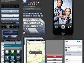 iPhone 5版iOS 6 GUI PSD源文件