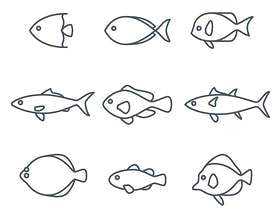 线性鱼图标