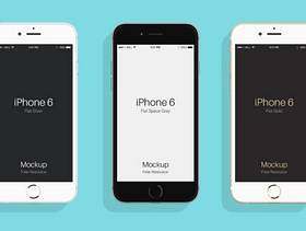 Flat Psd iPhone 6＆amp; 6s模拟