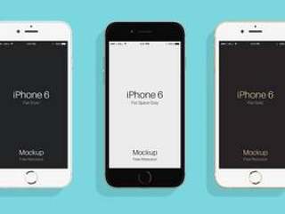 Flat Psd iPhone 6＆amp; 6s模拟