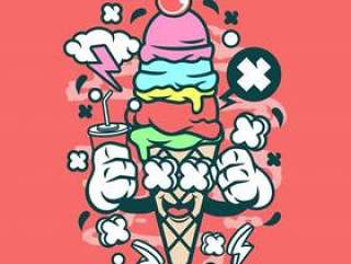 Ice Cream Cartoon