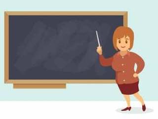 女班老师在班前