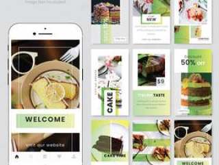 Food Social Media Post Template for Restaurant