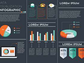 数据可视化矢量模板