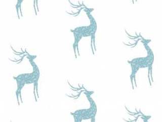 Seamless pattern with deer.