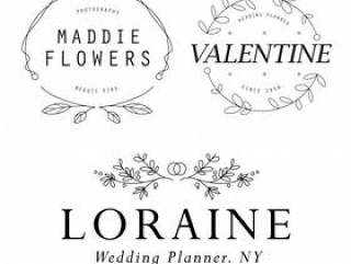 Flower Feminine Logos Template
