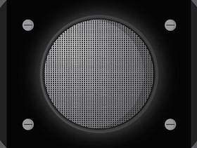 扬声器烧烤背景矢量