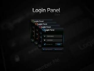 Login Panel-dark