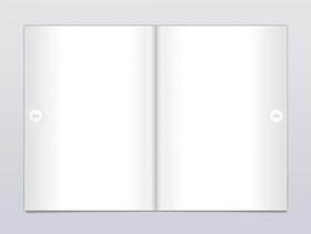 书本翻页——psd分层素材