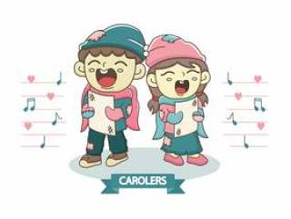  Carolers矢量