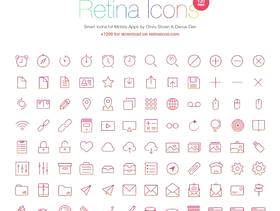 细线条精致常用icon图标