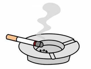 烟灰缸和烟草
