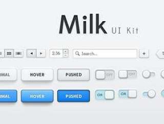 Milk Psd Web UI工具包