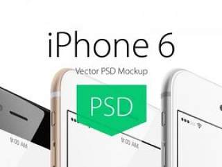 iPhone-6-Plus-Angle-View-Mockup（iPhone6展示模型PSD文件）