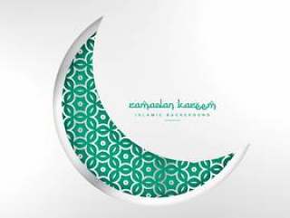 伊斯兰斋月节创意月亮设计
