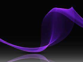 抽象背景与流动的紫色形状
