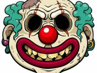 Cartoon Zombie Clown