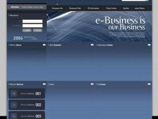 韩国商务型公司首页模板