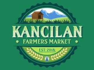 葡萄酒Kancilan农夫市场商标传染媒介