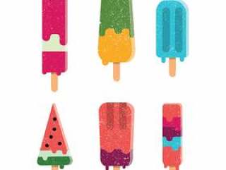 夏季水果冰棒图标