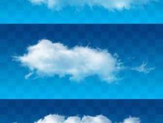 云彩天空白云PSD分层图片