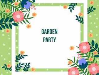 花园聚会邀请