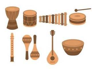  的非洲民族乐器