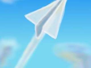 青空的纸飞机