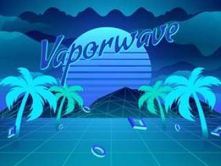 Vaporwave背景图