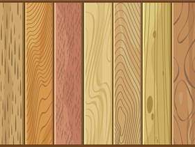 各种各样的木材纹理 矢量