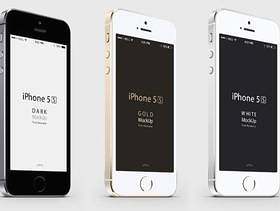 3-4 iPhone 5S Psd矢量模拟